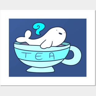 Baby Harp Seal Tea Posters and Art